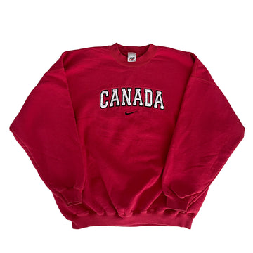 Vintage Canada Nike Center Swoosh Sweater XXL