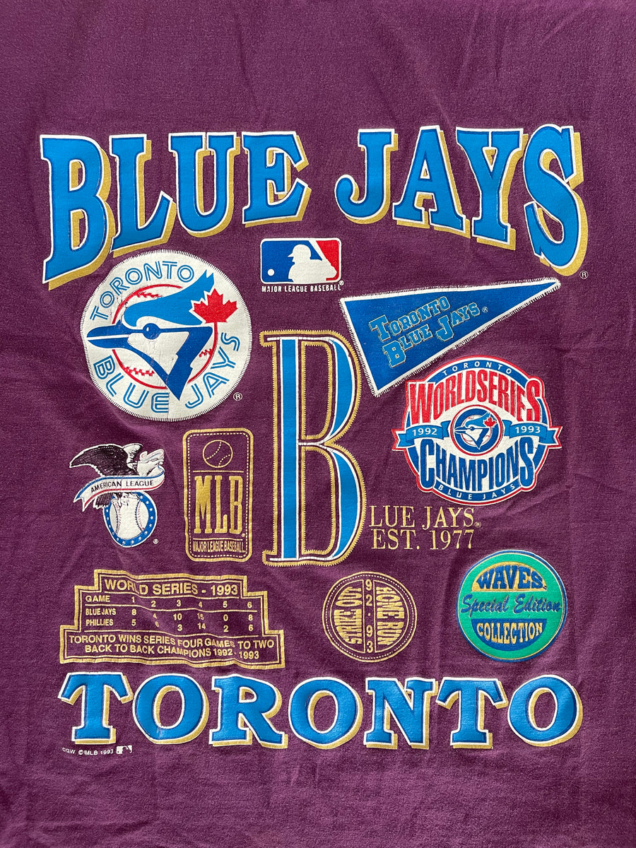 Vintage 1993 Toronto Blue Jays World Series Tee XL
