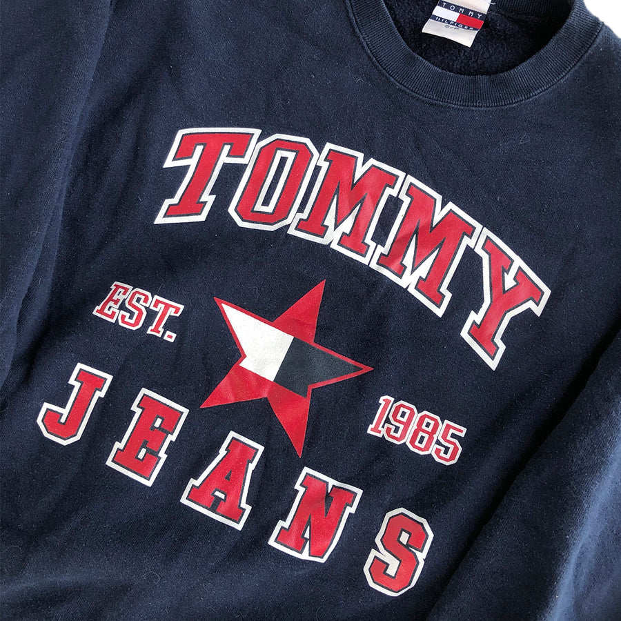 Vintage Womens Tommy Jeans Crewneck Sweater S