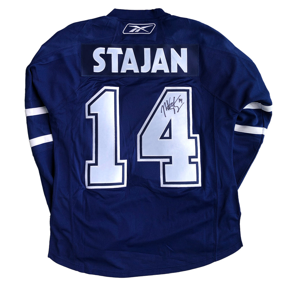 Toronto Maple Leafs Matt Stajan Signed Jersey NWT S