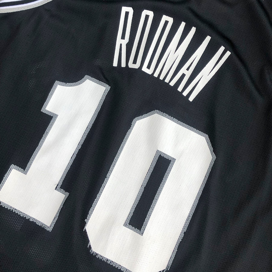 Rare Vintage Champion Dennis Rodman San Antonio Spurs Jersey L