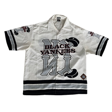 Vintage New York Black Yankees Negro League Button Up Shirt XXL