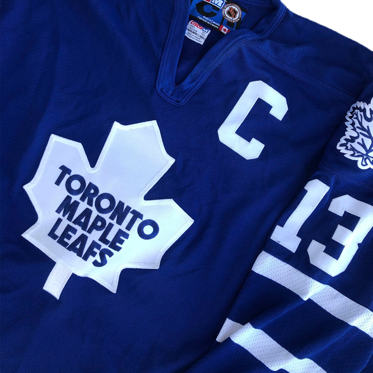 VTG Mats Sundin #13 Toronto Maple Leafs CCM Maska Center Ice NHL Jersey Sz  XXL