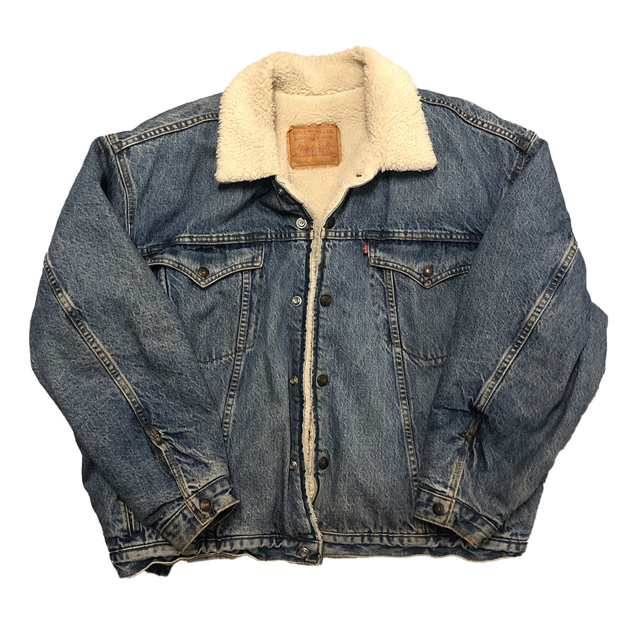 Vintage Denim Levis Sherpa Jacket L