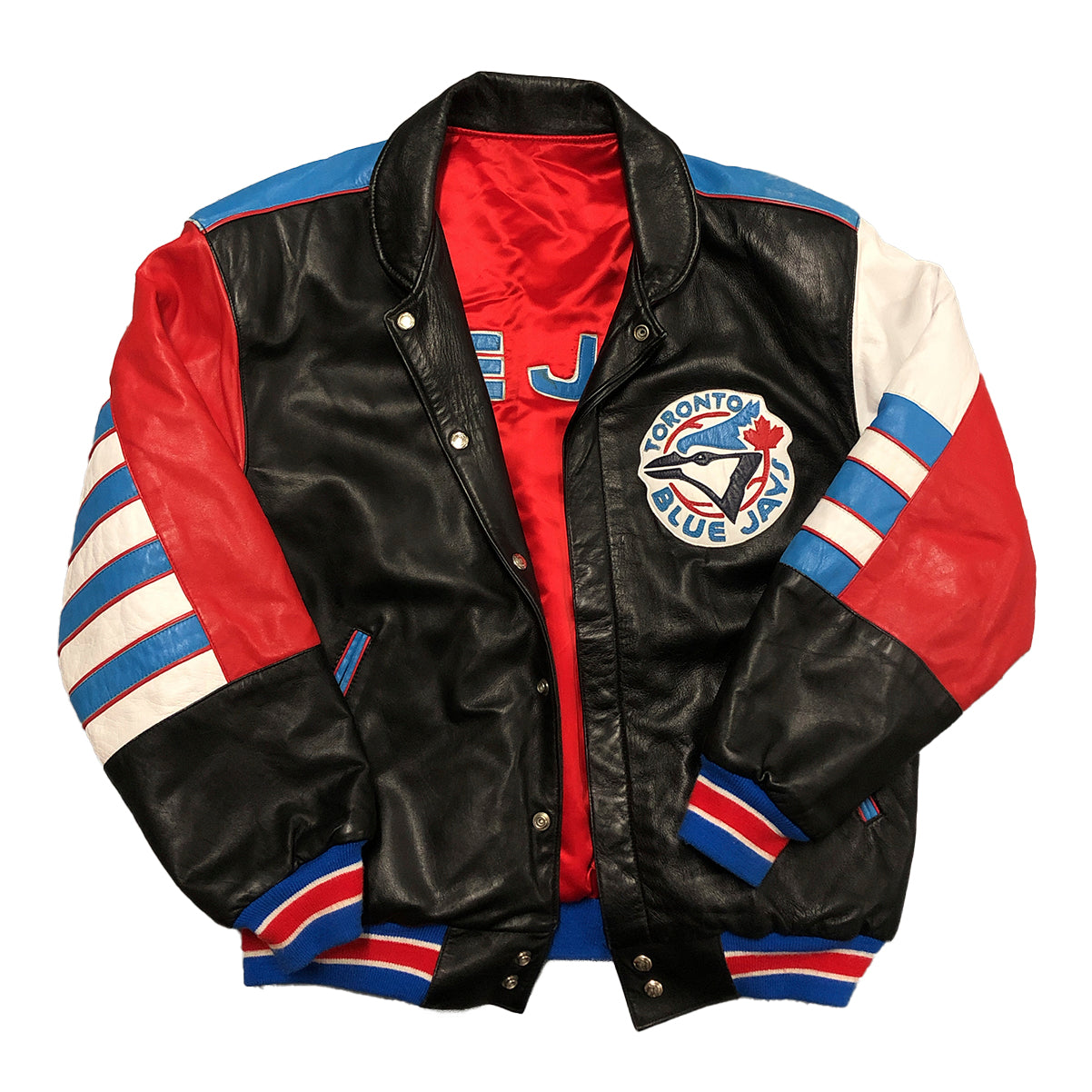 Toronto Blue Jays Varsity Royal Blue Leather Jacket - Film Star