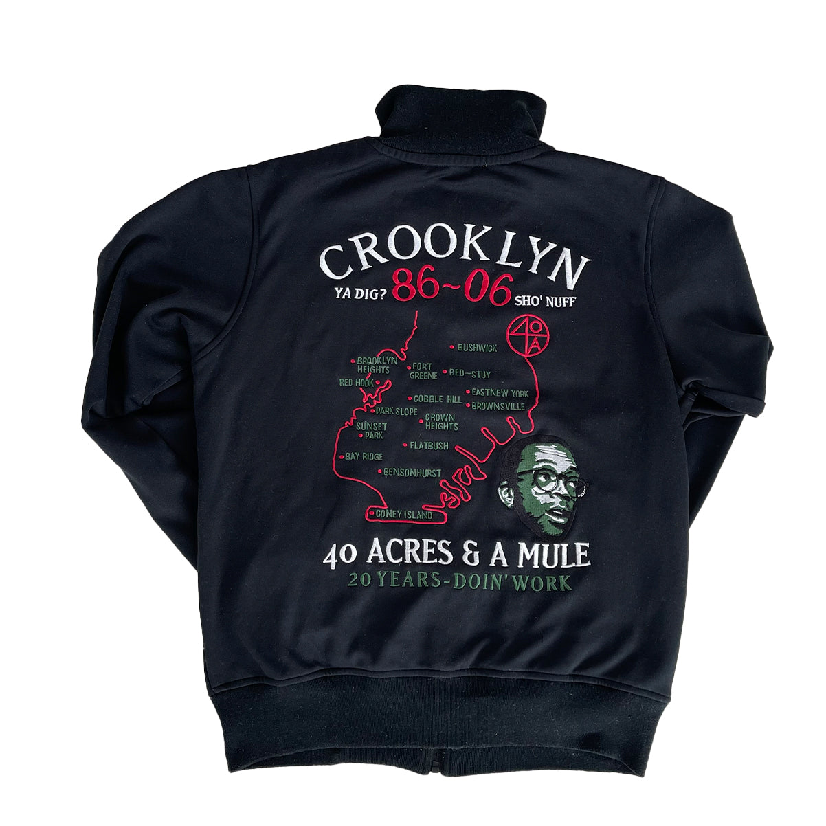 Spike Lee 40 Acres & A Mule X Marc Ecko Zip Up Sweater M