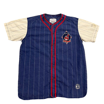 Vintage Cleveland Indians Pinstripe Jersey L