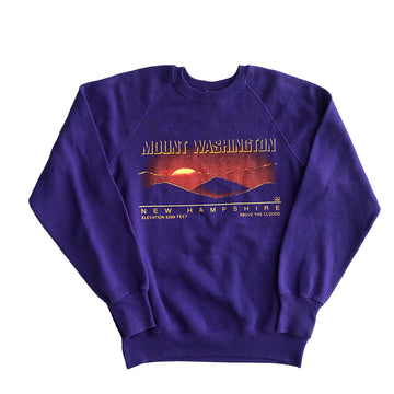 Vintage 1990 Mount Washington New Hampshire Crewneck Sweater M/L