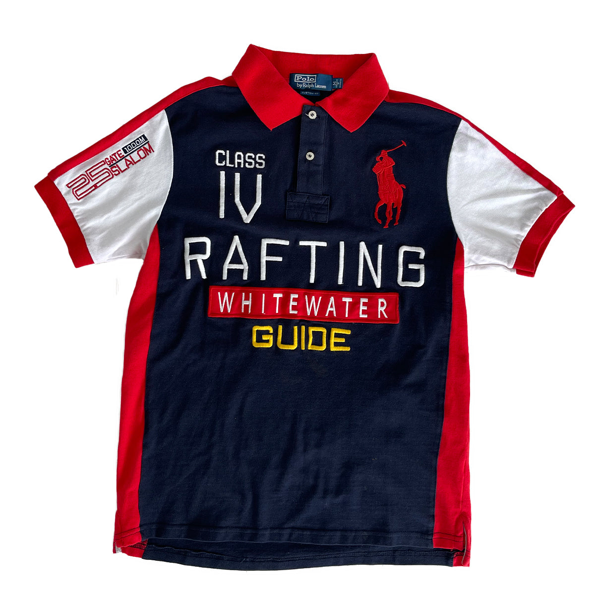 Vintage Polo Ralph Lauren Rafting Whitewater Guide Polo M