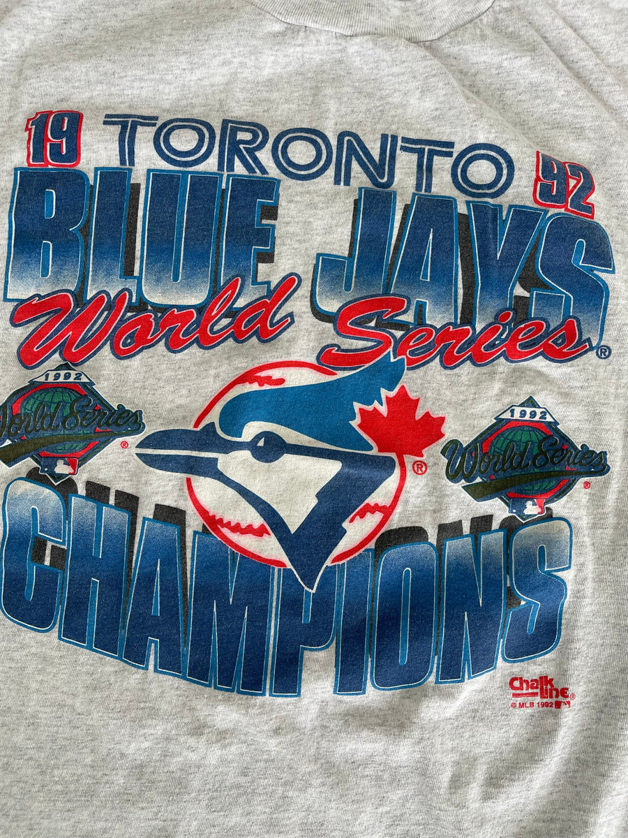 Vintage 1992 Toronto Blue Jays World Series Champions Tee L