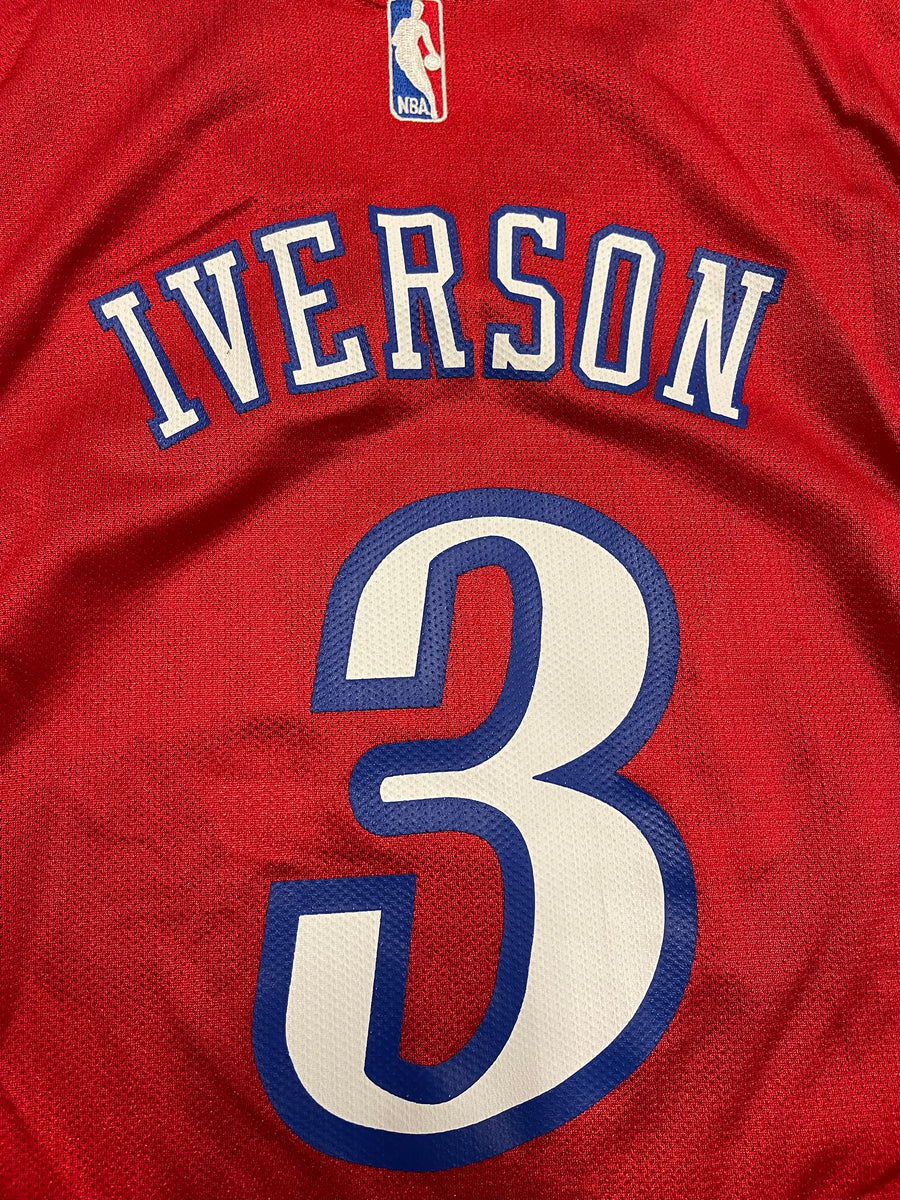 Reebok Allen Iverson Philadelphia 76ers #3 Jersey M
