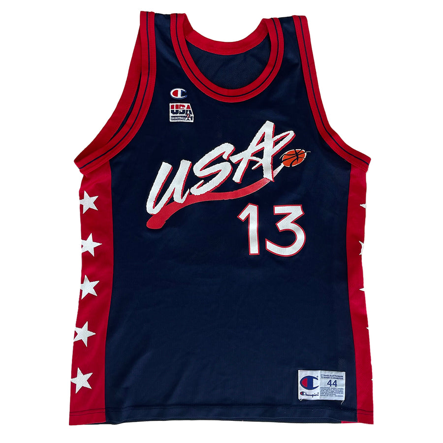 Vintage Team USA Shaquille Oneal Jersey L