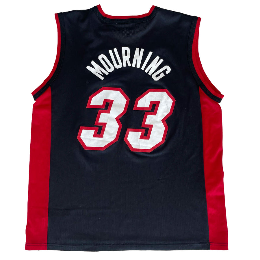 Vintage Champion Alonzo Mourning Miami Heat Jersey M