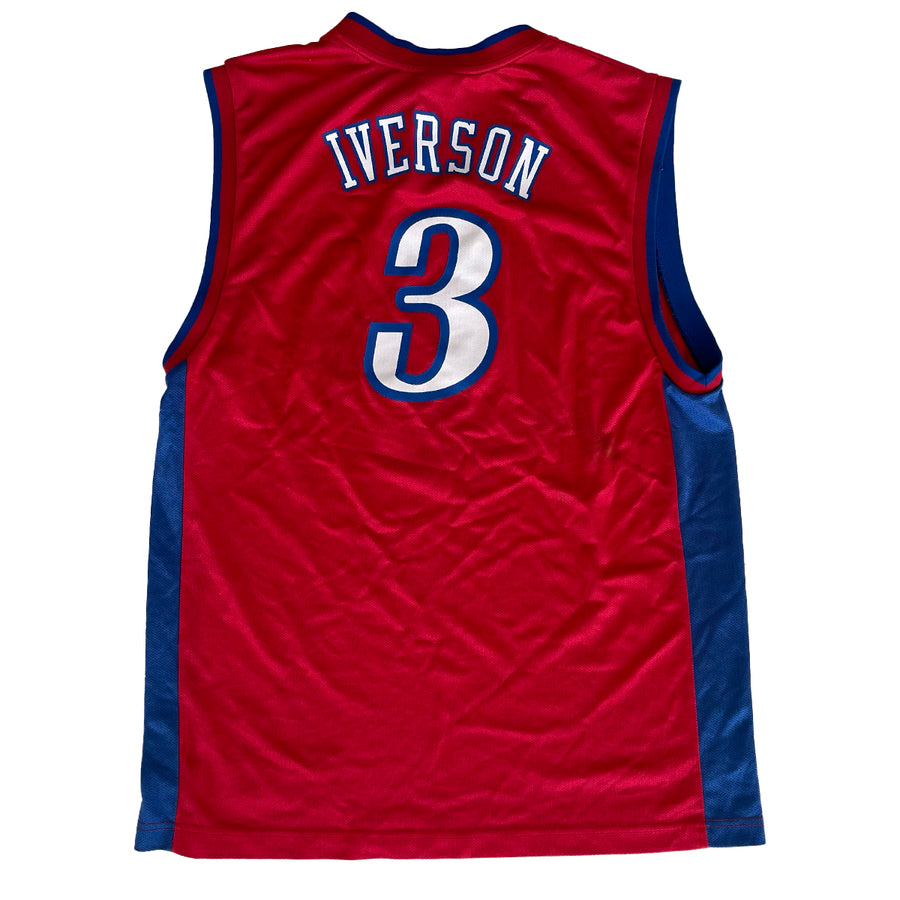 Vintage Reebok Allen Iverson Philadelphia 76ers Jersey L