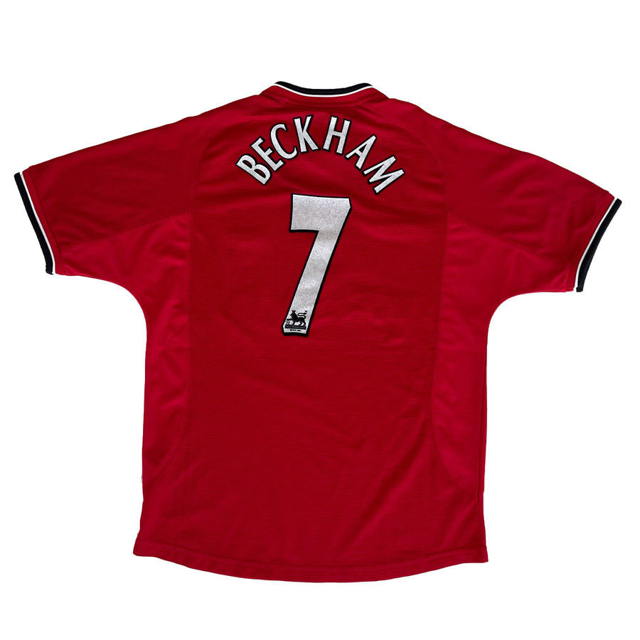 Vintage 1996 Umbro David Beckham Manchester United Soccer Jersey M