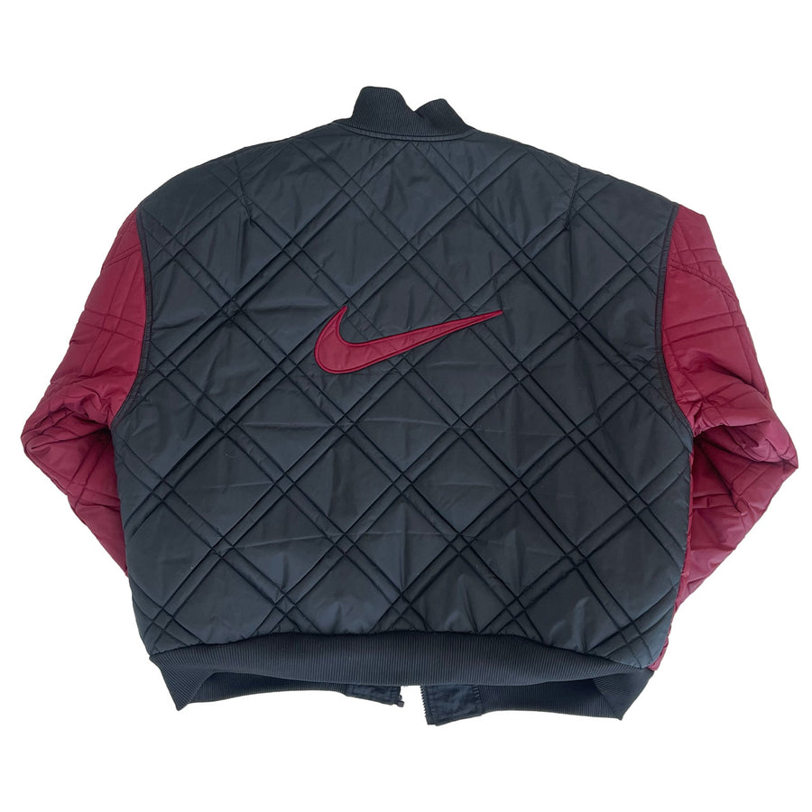 Vintage Nike Reversible Quilted Puffer Bomber Jacket XL