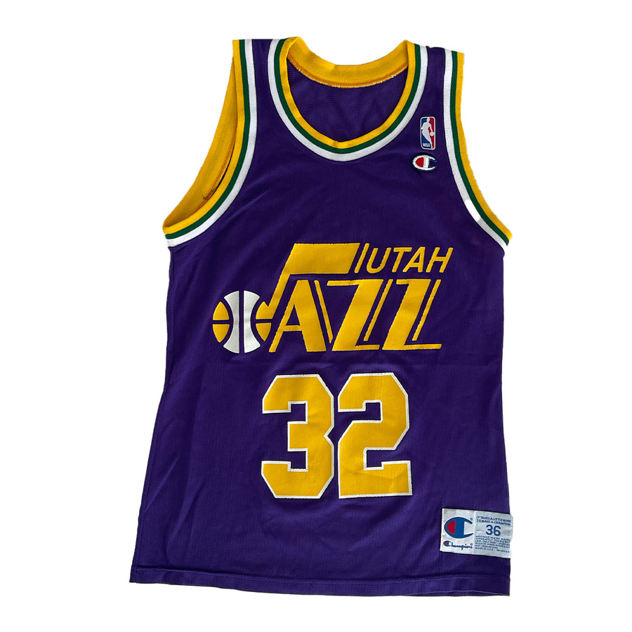 Vintage Champion Karl Malone Utah Jazz Jersey S