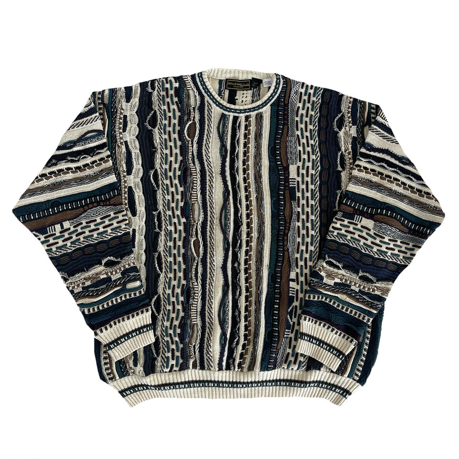 Vintage Boulevard Club Coogi Style Sweater XL