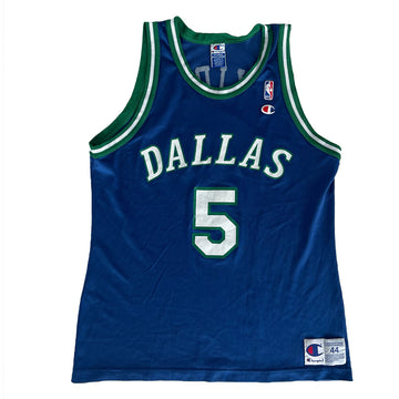 Vintage Champion Jason Kidd Dallas Mavericks Jersey M