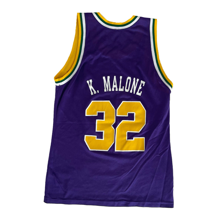 Vintage Champion Karl Malone Utah Jazz Jersey S