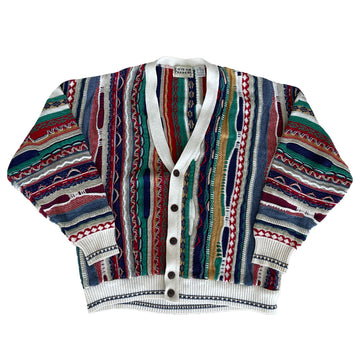 Vintage Cotton Traders Coogi Style Cardigan Sweater M