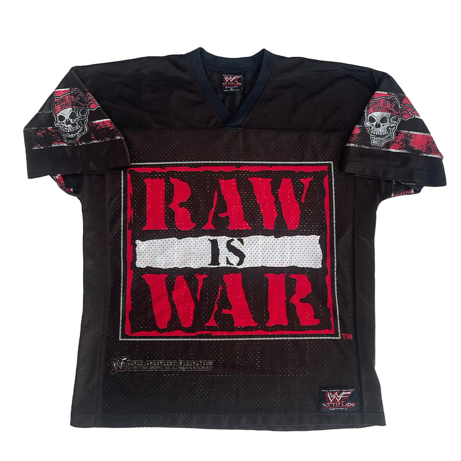 Vintage 1999 WWF Raw Is War Jersey XL