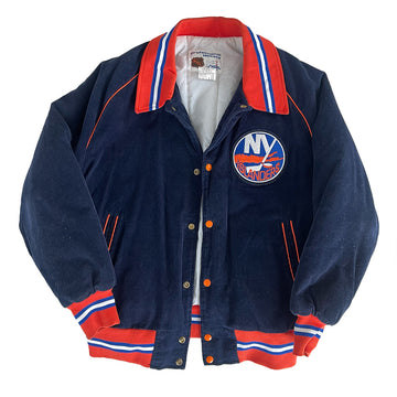 Vintage New York Islander Corduroy Jacket L