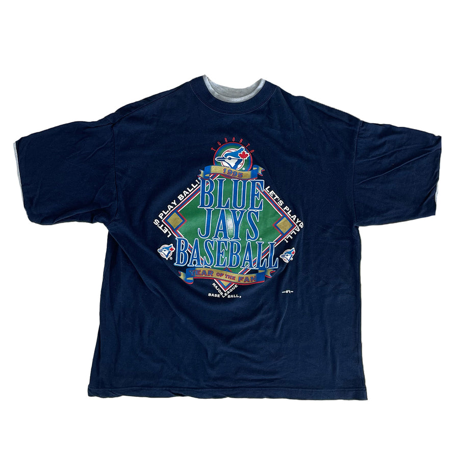 Vintage 1995 Toronto Blue Jays World Series Tee L