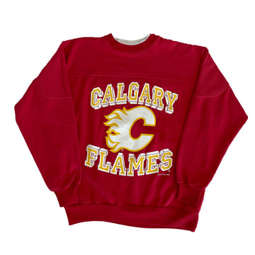 Vintage 1990 Calgary Flames Sweater L