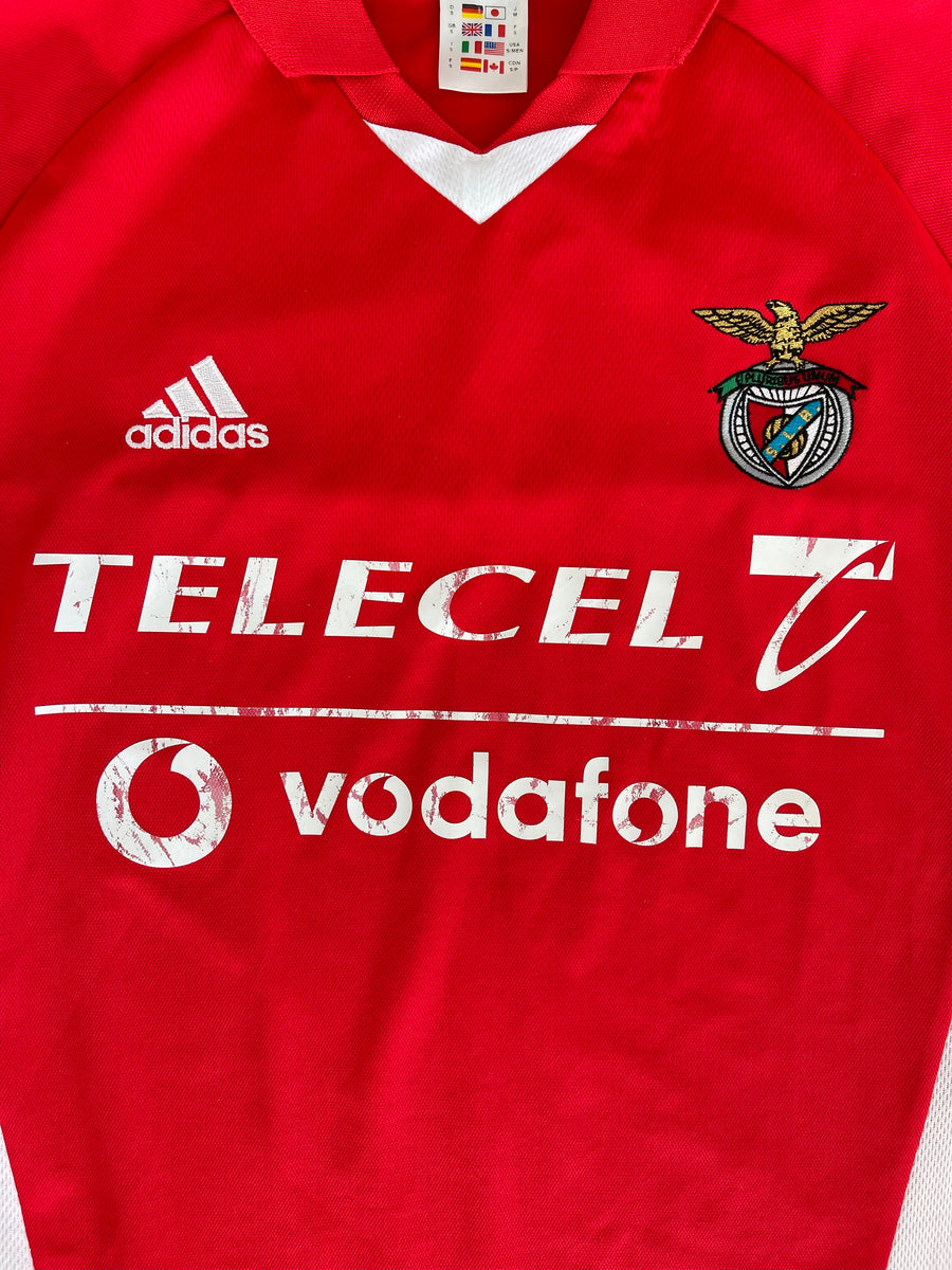 Vintage Adidas SLB Portugal Telecel Vodafone Football Soccer Jersey S