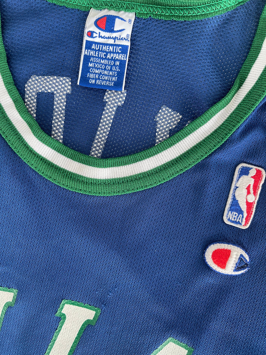 Vintage Champion Jason Kidd Dallas Mavericks Jersey M