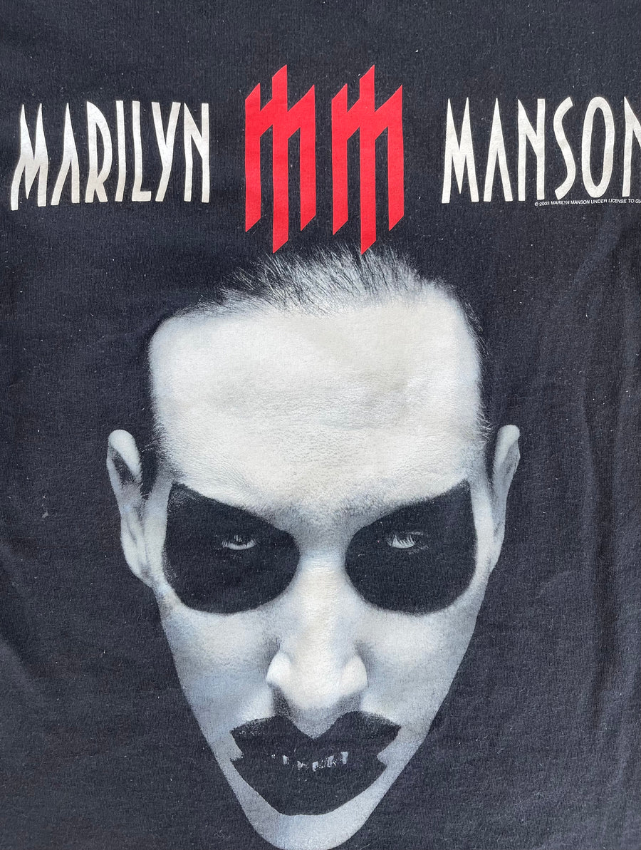 Vintage 2003 Marilyn Manson Rabble Babble Tee S