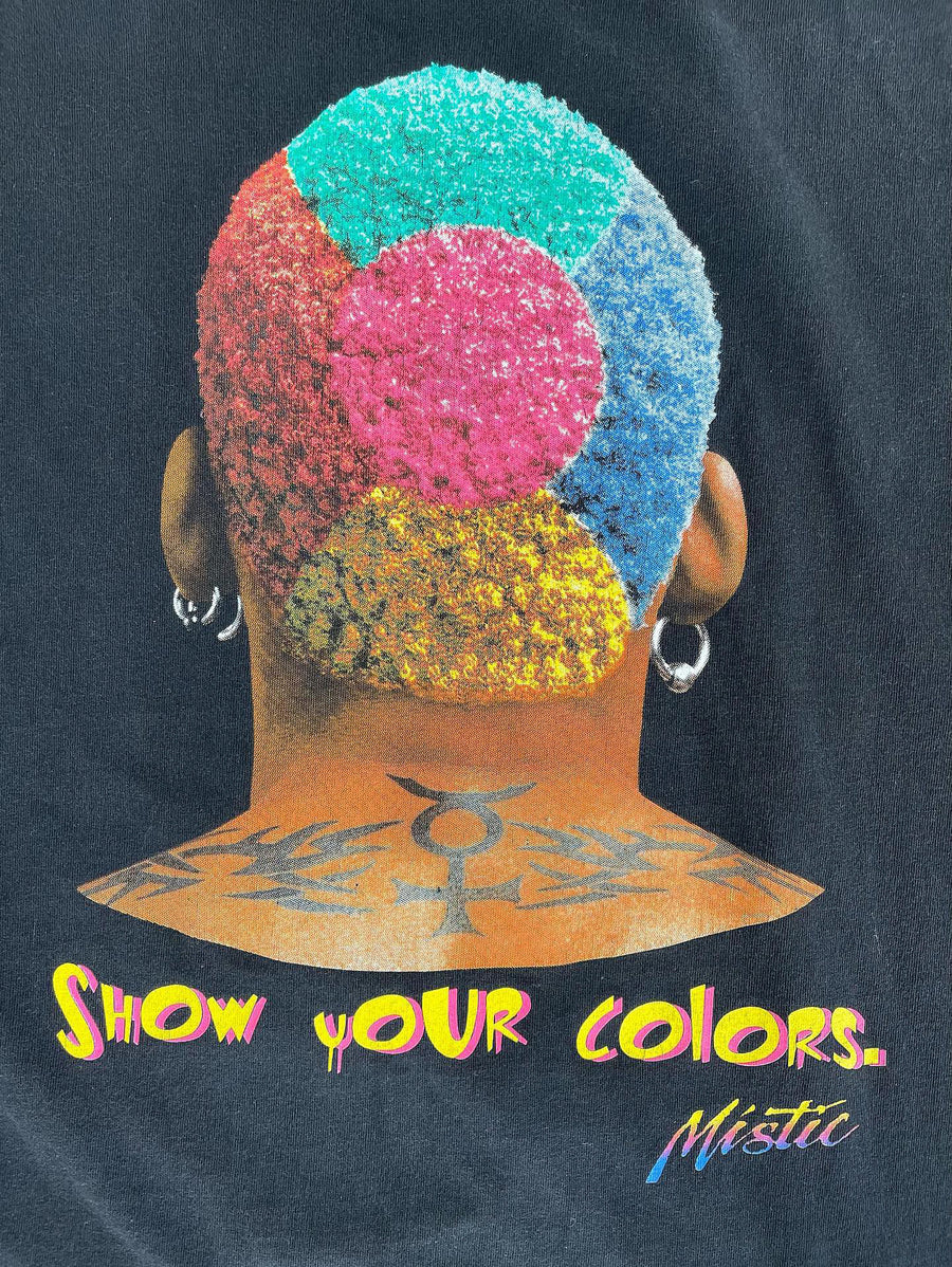 Rare Vintage Dennis Rodman Show Your Colors Tee L