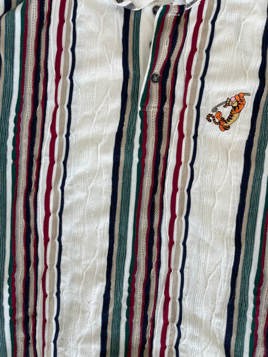 Vintage Disney Tigger Coogi Style Polo L