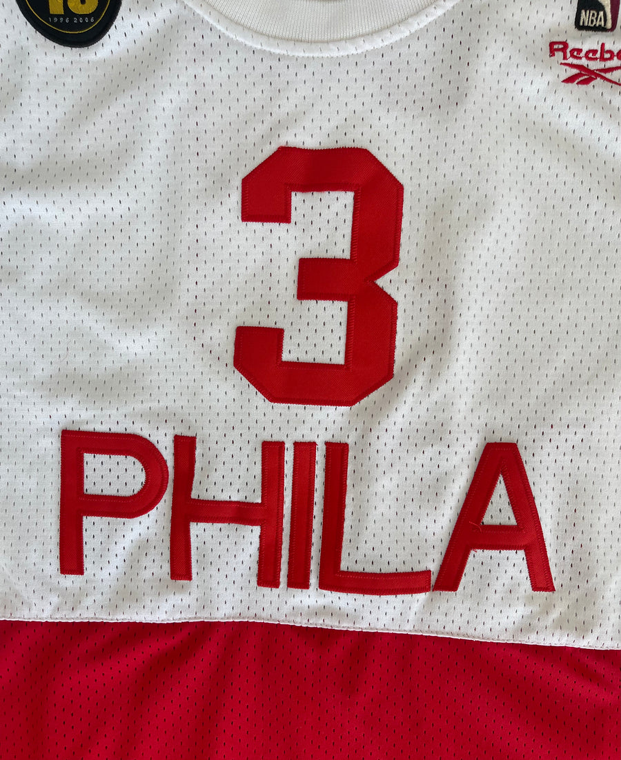 Reebok Allen Iverson Philadelphia 76ers Jersey M