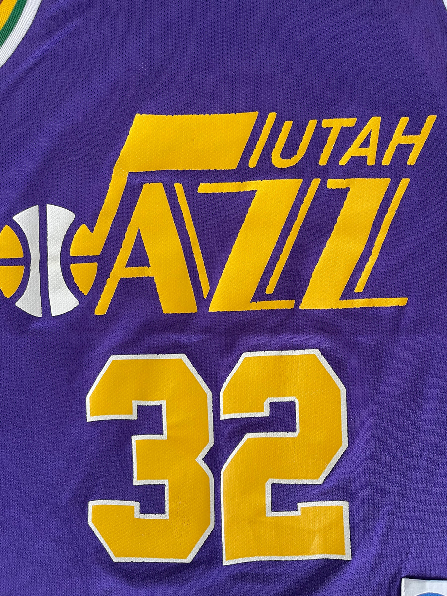 Vintage Champion Karl Malone Utah Jazz Jersey S