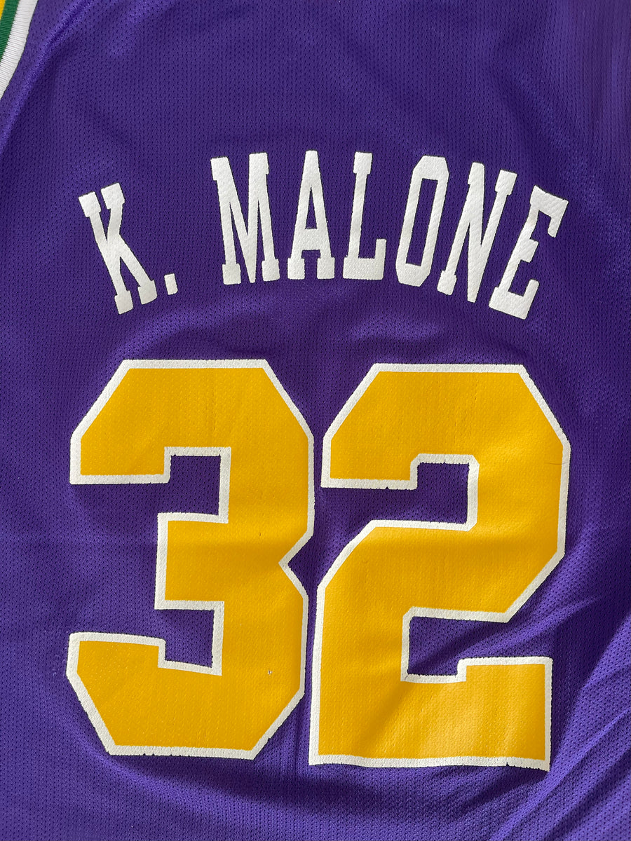 Vintage Champion Karl Malone Utah Jazz Jersey S