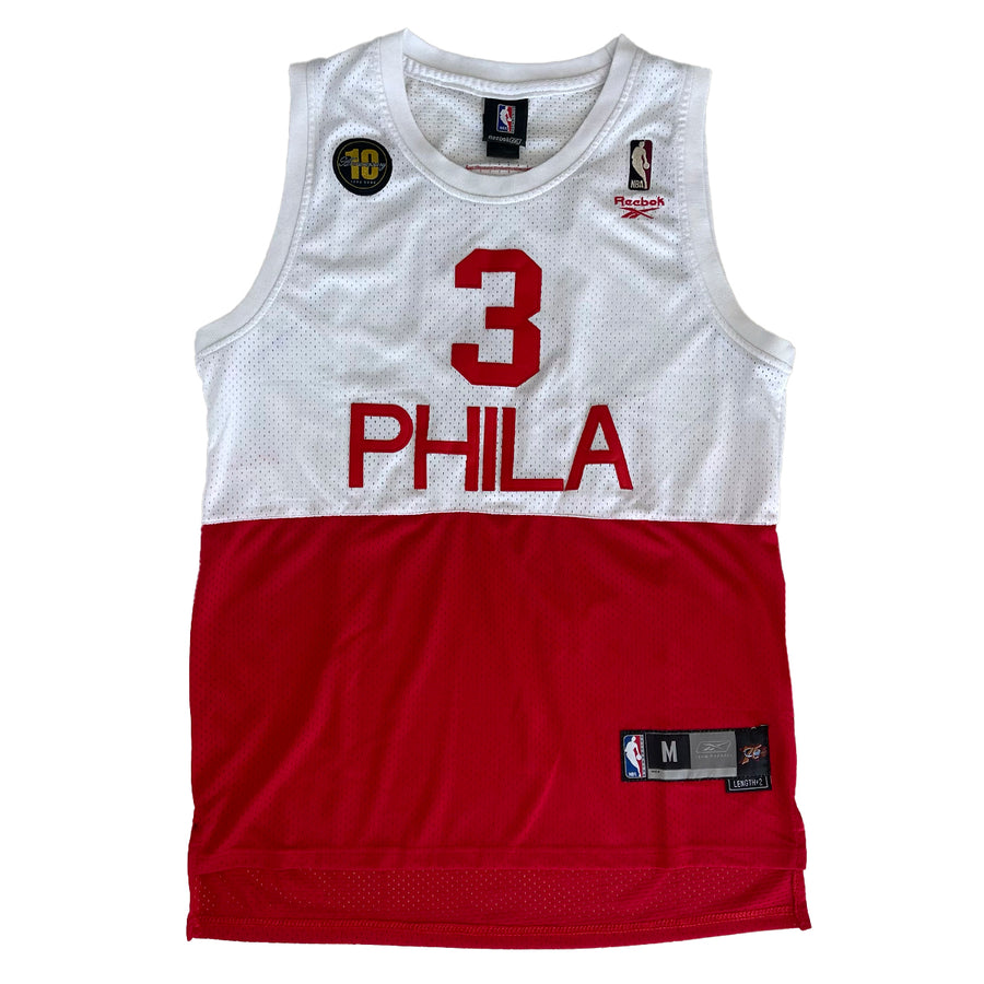 Reebok Allen Iverson Philadelphia 76ers Jersey M