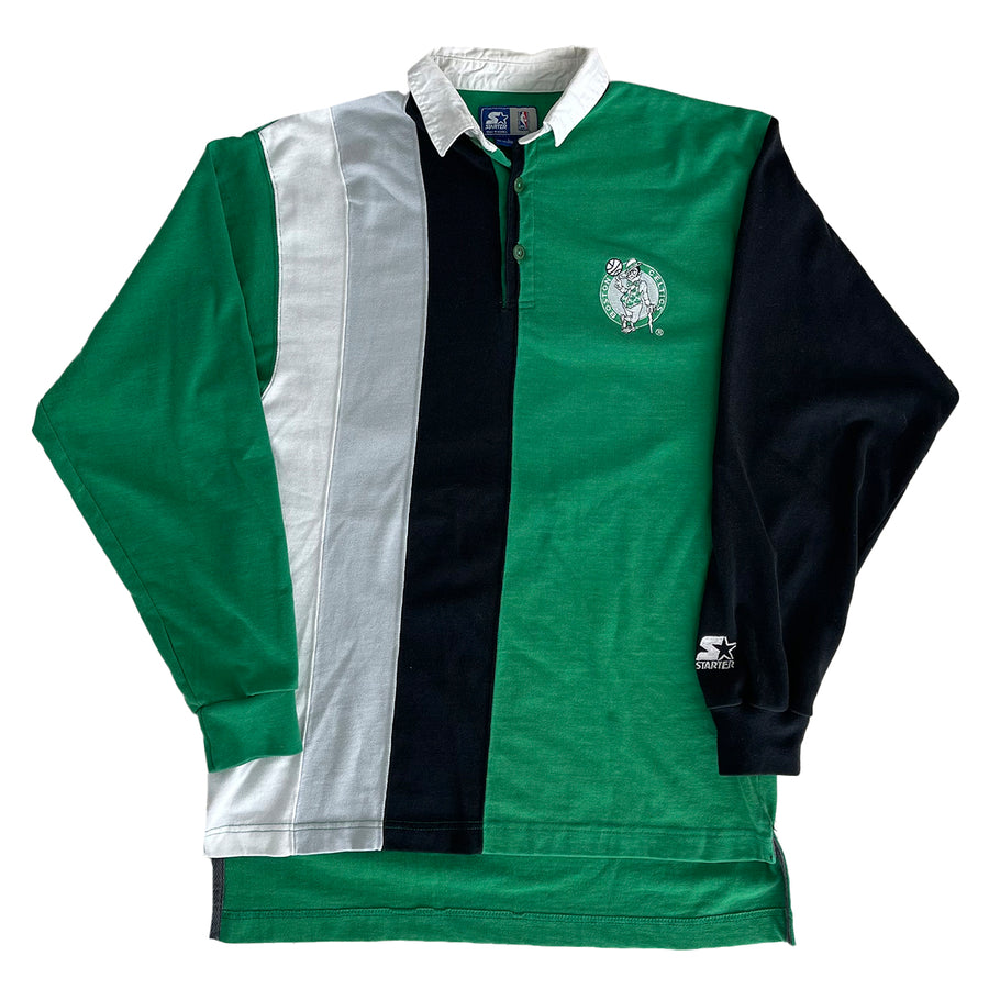 Vintage Starter Boston Celtics Rugby Sweatshirt L