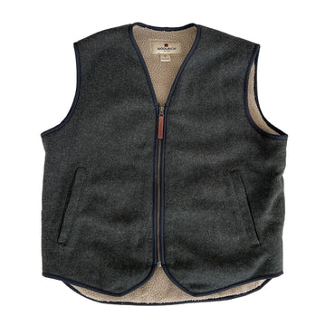 Wool Sherpa Lined Vest M