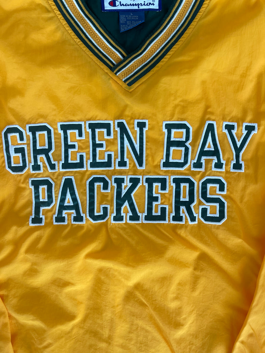 Vintage Champion Green Bay Packers Pullover Jacket L