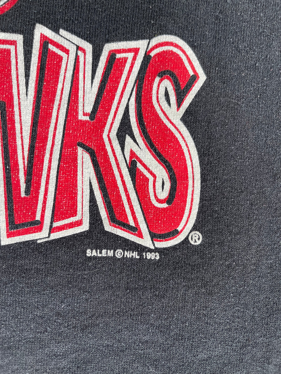 Vintage 1993 Salem Chicago Blackhawks Sweater L