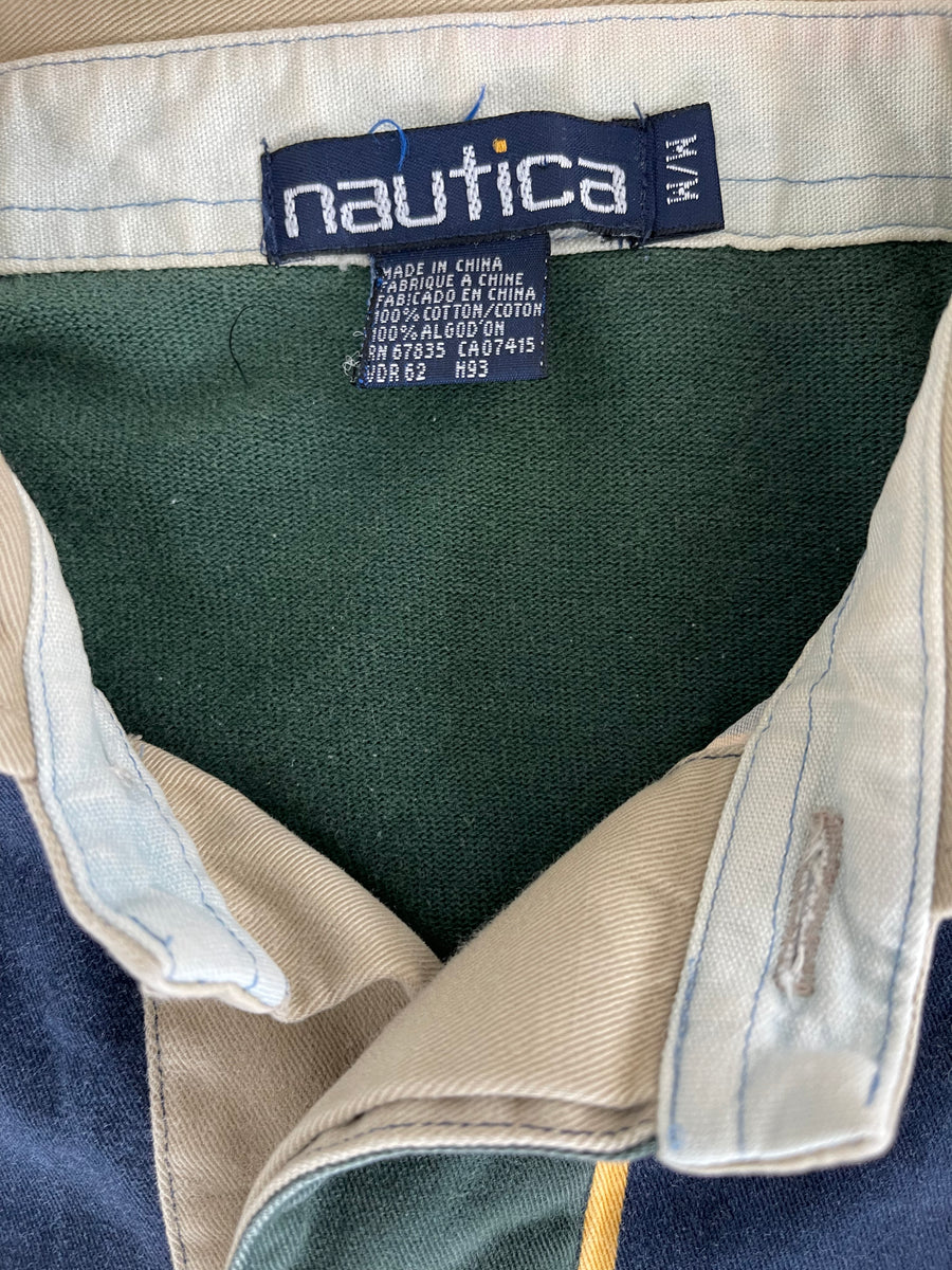 Vintage Nautica Rugby Polo M
