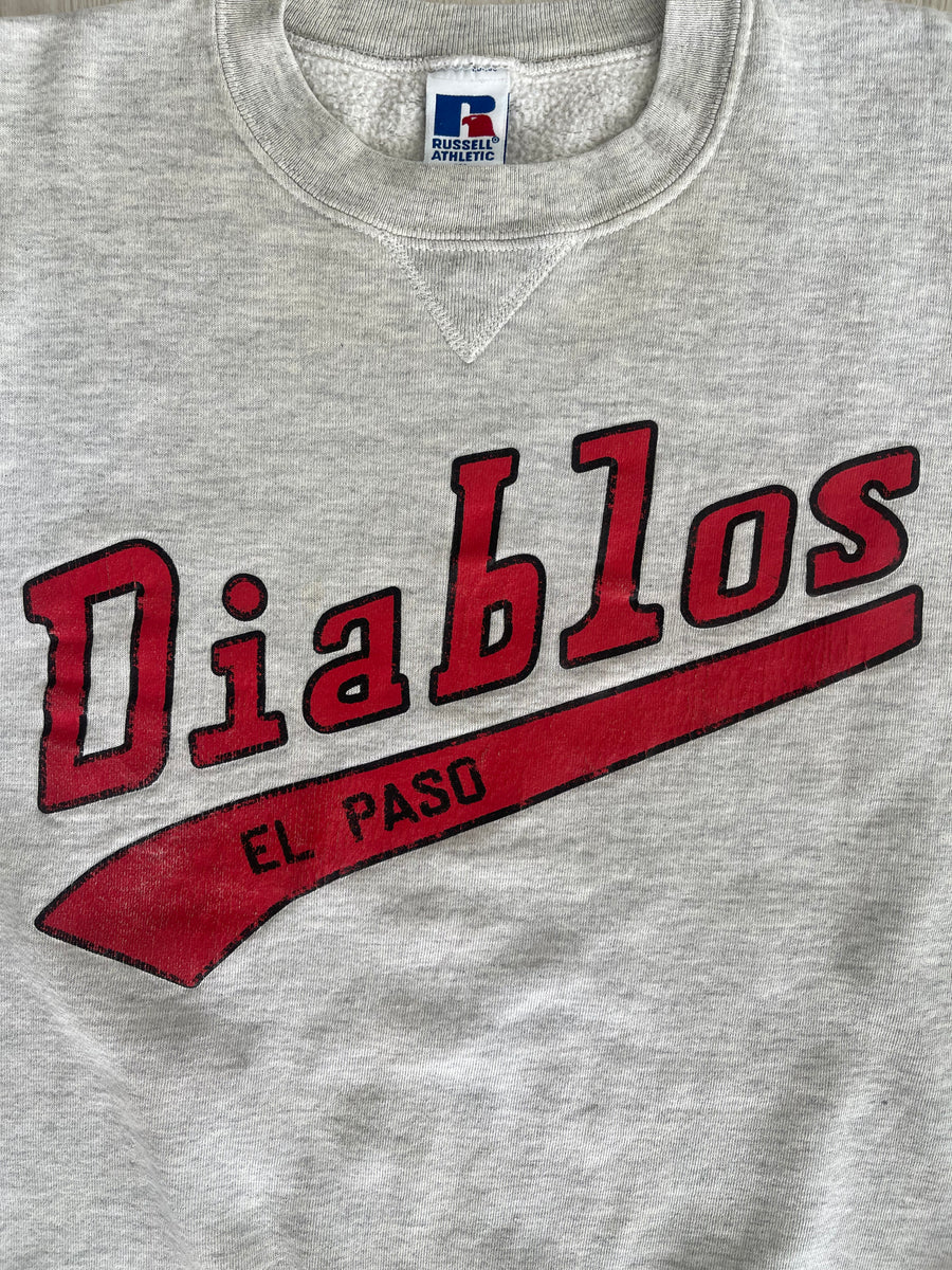 Vintage Russell Athletic Diablos El Paso Sweater XL