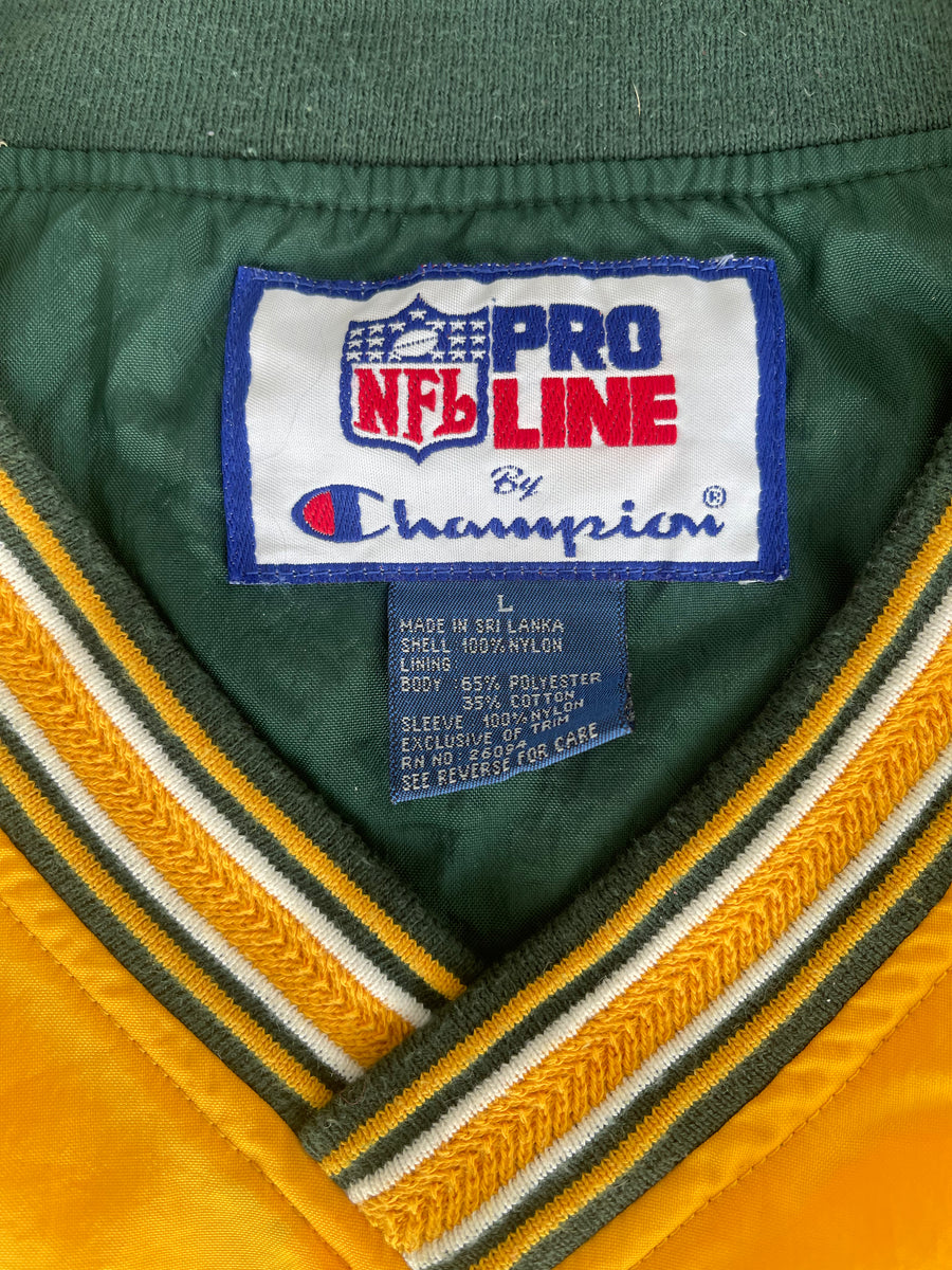 Vintage Champion Green Bay Packers Pullover Jacket L