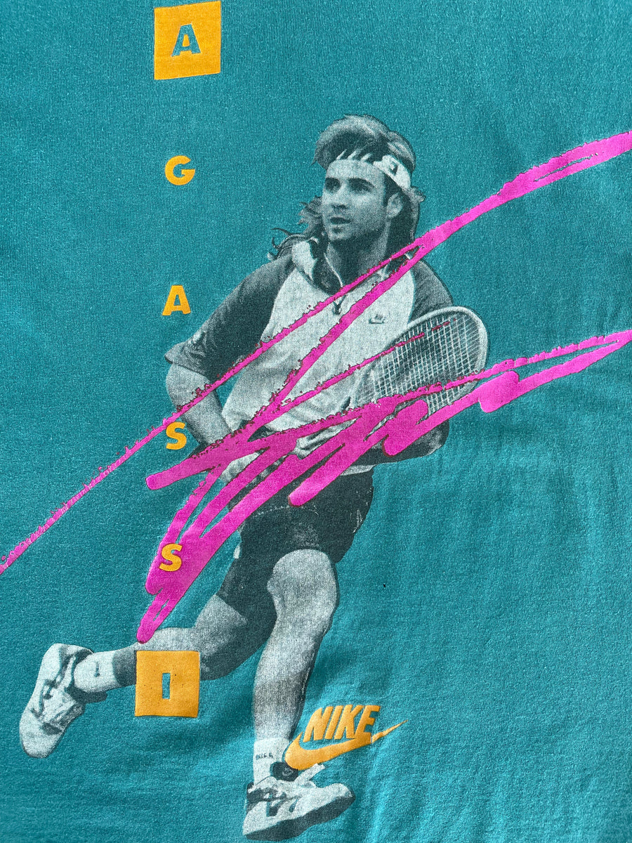 Vintage Nike Andre Agassi Tee L