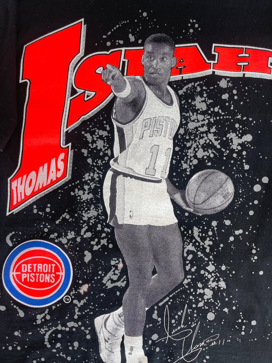 Vintage Starter 1989 Isiah Thomas Detroit Pistons Tee M
