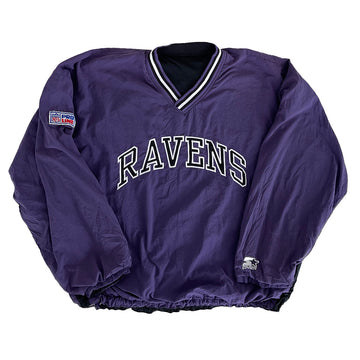 Vintage Baltimore Ravens Pullover Jacket L