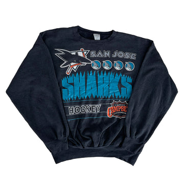 Vintage San Jose Sharks Crewneck Sweater L