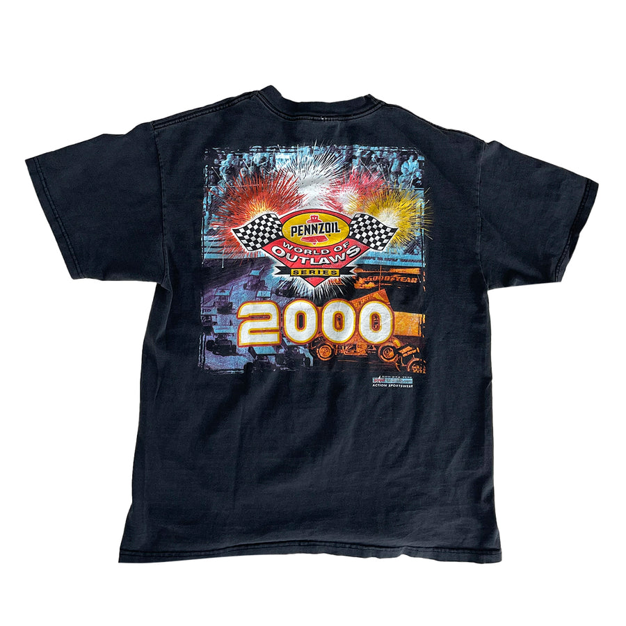 Vintage 2000 World of Outlaws Racing Tee L